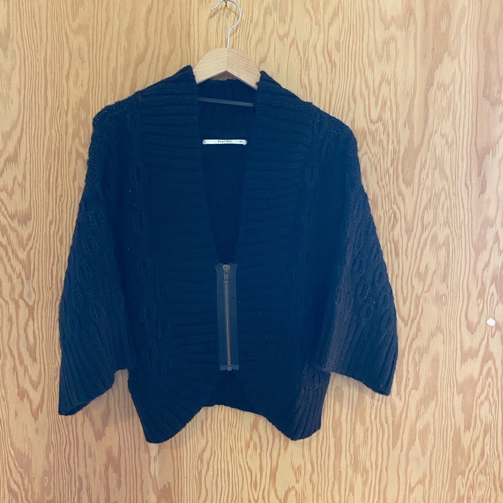 NWOT Part TWO Wool Zip Sweater